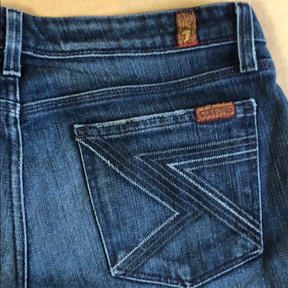 7 For All Mankind Straight Fit Jeans - Picture 5 of 6